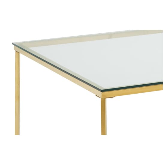 Alluras Large Clear Glass End Table With Gold Metal Frame_3
