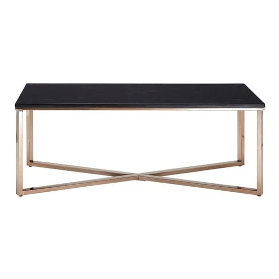 Alluras Coffee Table With Champagne Cross Base     _2