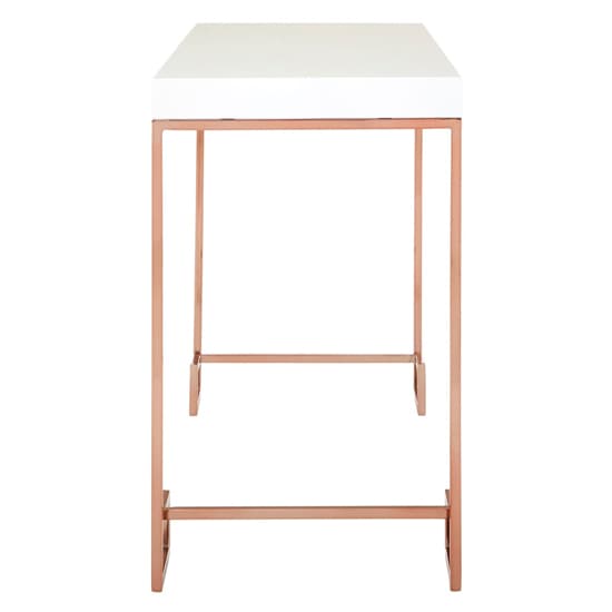 Allure Console Table With Rose Gold Legs Furniture in Fashion