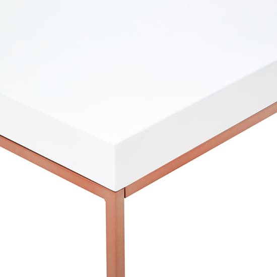 Alluras Console Table With Rose Gold Legs     _4