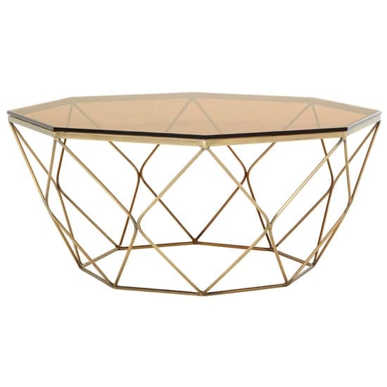 Alluras Polygonal Coffee Table In Bronze      _2