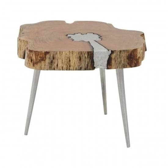 Almory Wooden Coffee Table In Natural And Silver_2