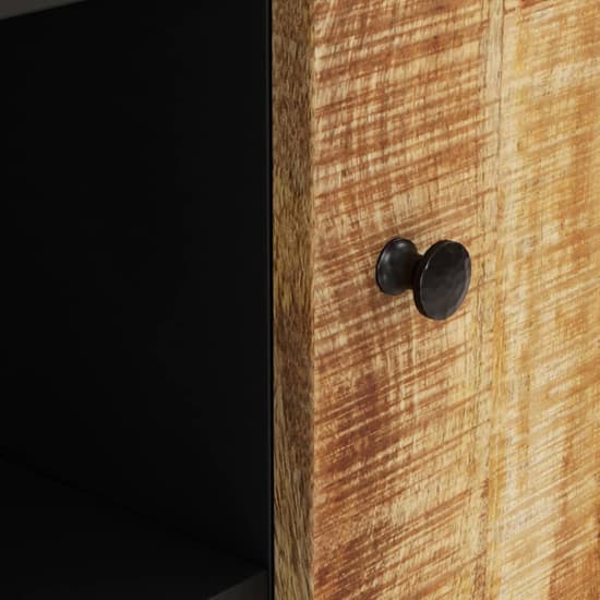 Alta Mango Solid Wood Sideboard With 2 Doors In Light Brown_7