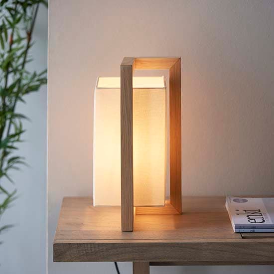 Altea Table Lamp With Ashwood Frame_2