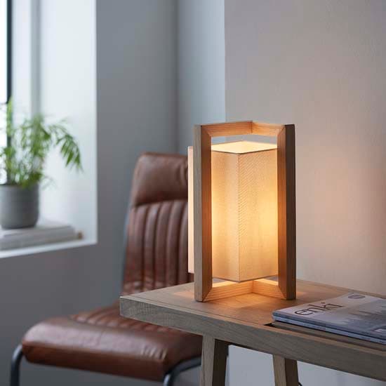 Altea Table Lamp With Ashwood Frame_8