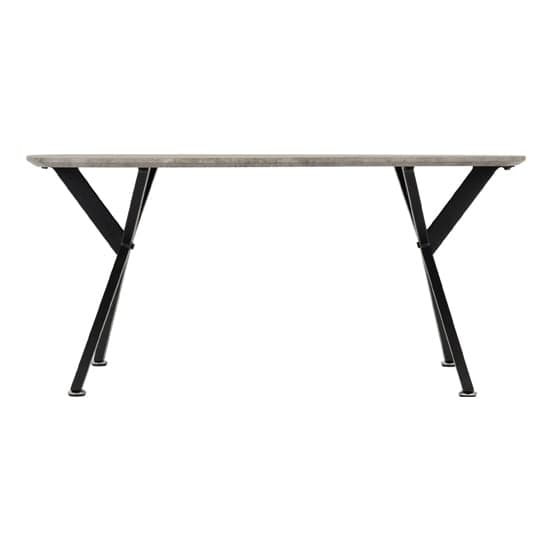 Alsip Oval Coffee Table In Concrete Effect And Black_2