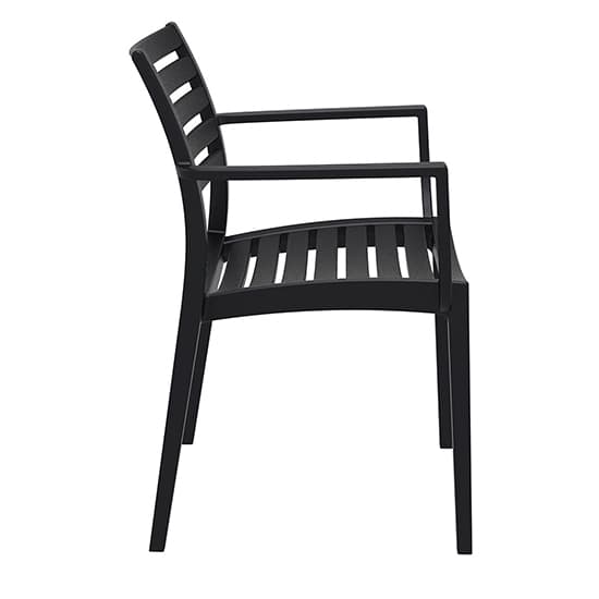 Alto Black Polypropylene Dining Chairs In Pair_4
