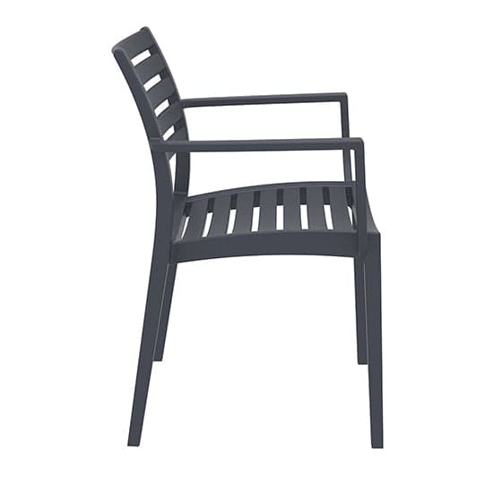 Alto Dark Grey Polypropylene Dining Chairs In Pair_3