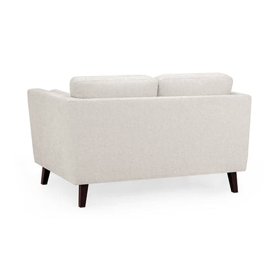 Alto Fabric 2 Seater Sofa In Beige With Wooden Legs_2