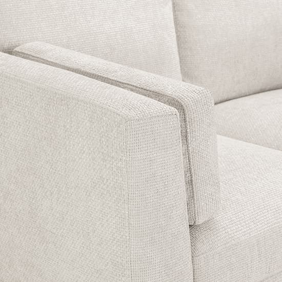 Alto Fabric 2 Seater Sofa In Beige With Wooden Legs_3