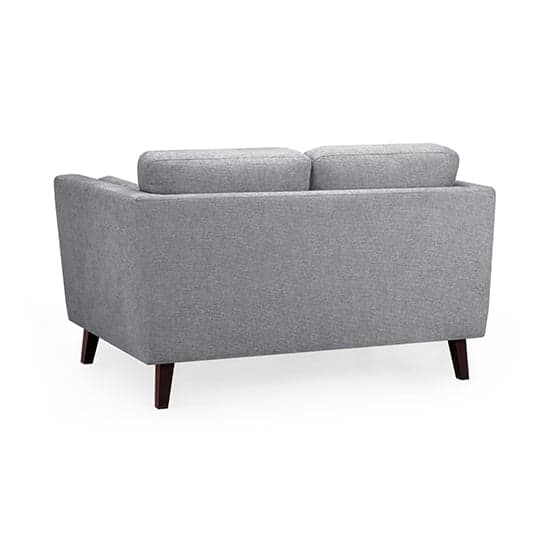 Alto Fabric 2 Seater Sofa In Grey With Wooden Legs_2