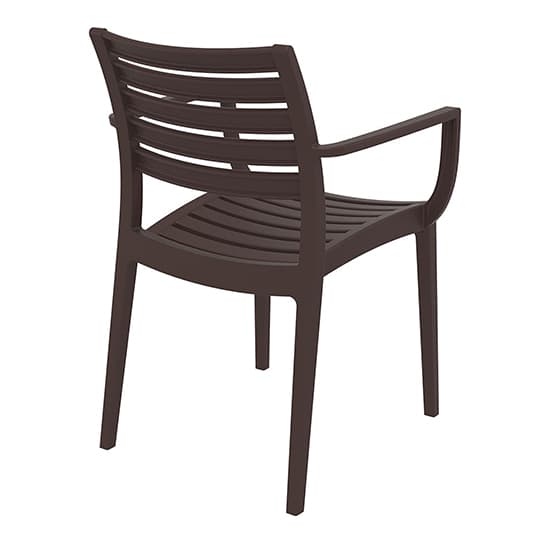 Alto Polypropylene With Glass Fiber Dining Chair In Brown_4