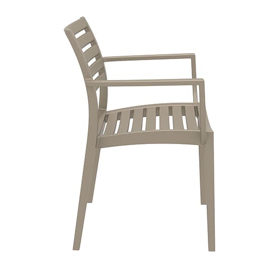 Alto Polypropylene With Glass Fiber Dining Chair In Taupe_3