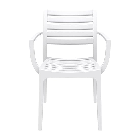 Alto Polypropylene With Glass Fiber Dining Chair In White_2