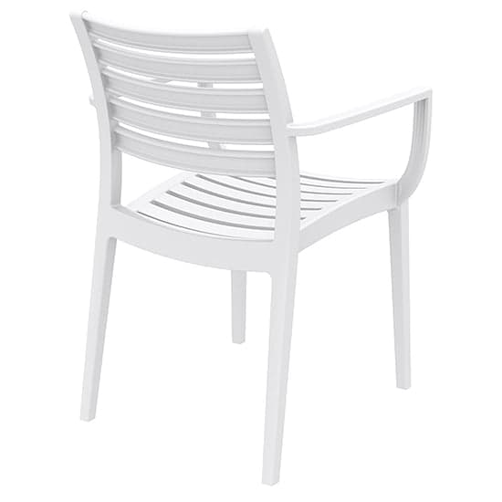 Alto Polypropylene With Glass Fiber Dining Chair In White_4