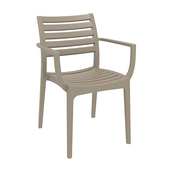 Alto Taupe Polypropylene Dining Chairs In Pair_2