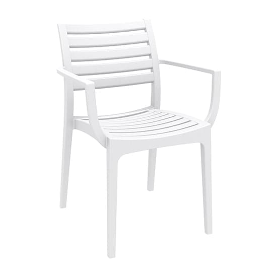 Alto White Polypropylene Dining Chairs In Pair_2