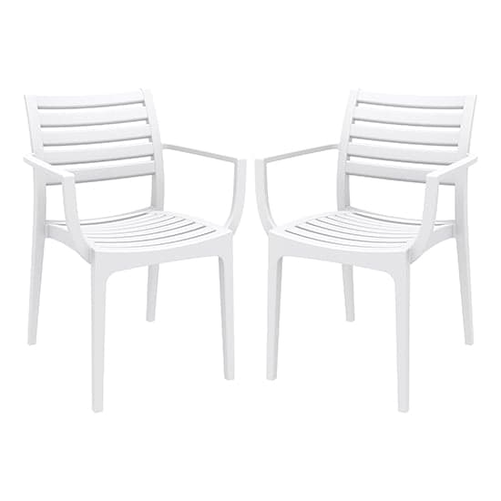 Alto White Polypropylene Dining Chairs In Pair_1