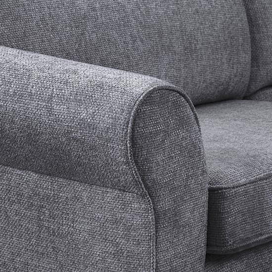 Alton Large Fabric Corner Sofa In Cream With Black Wooden Legs_3