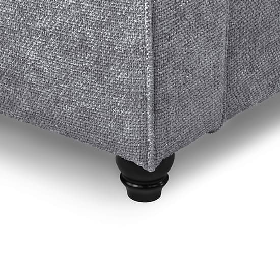 Alton Large Fabric Corner Sofa In Cream With Black Wooden Legs_5