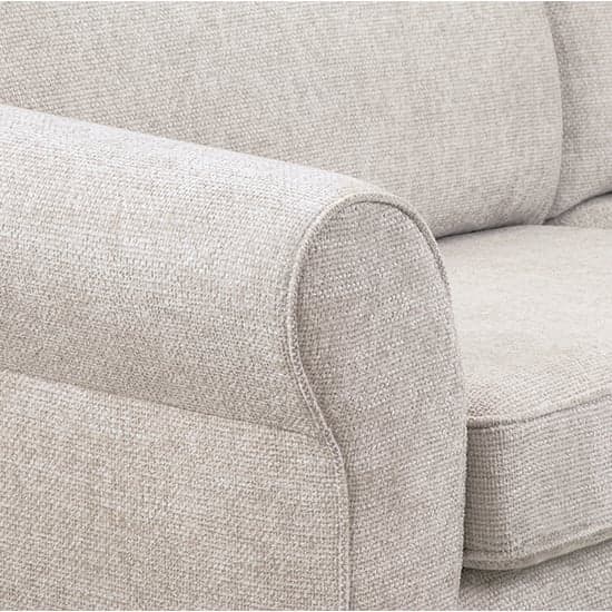 Alton Large Fabric Corner Sofa In Slate With Black Wooden Legs_3