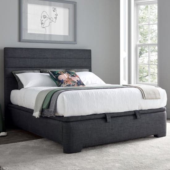 Alton Pendle Fabric Ottoman King Size Bed In Slate_1