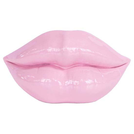 Alton Resin Lips Sculpture Small In Pink_1