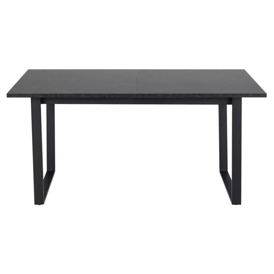 Altoona Wooden Extending Dining Table In Black Marble Effect_5