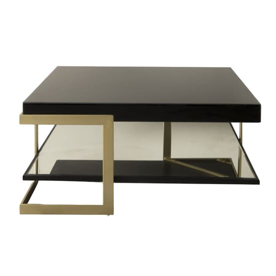Amana Glass Top Coffee Table In Black With Golden Metal Frame_5