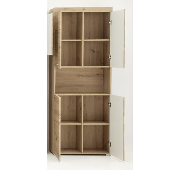 Amanda Large Floor Storage Cabinet In Knotty Oak_3