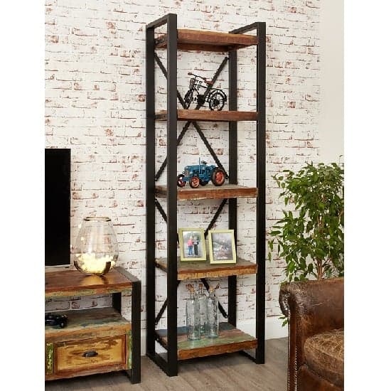 London Urban Chic Wooden Alcove Bookcase With 5 Shelf_1
