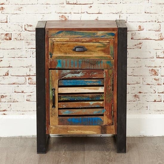 London Urban Chic Wooden Bedside Cabinet With 1 Door_4