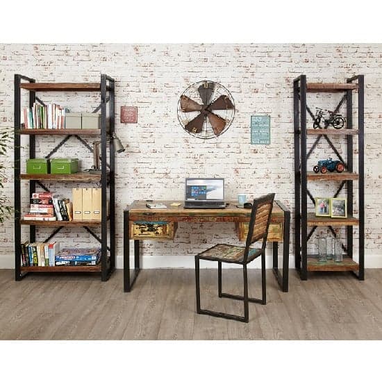London Urban Chic Wooden Large Bookcase With 5 Shelf_5