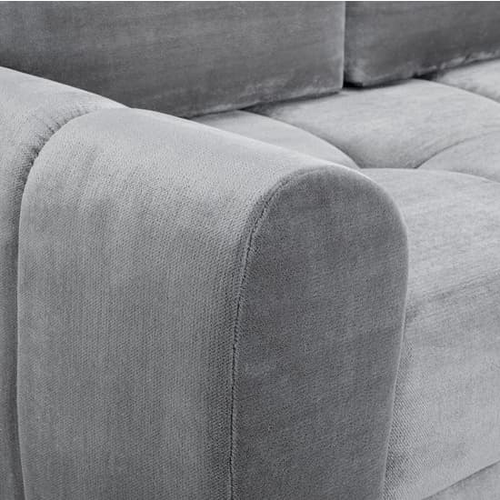 Ambon Plush Velvet Corner Sofabed Universal In Grey_4