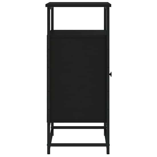 Ambon Wooden Sideboard With 1 Doors In Black_5