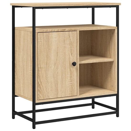 Ambon Wooden Sideboard With 1 Doors In Sonoma Oak_2