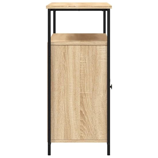 Ambon Wooden Sideboard With 2 Doors 1 Shelf In Sonoma Oak_5