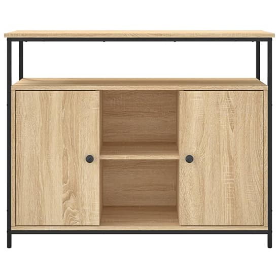 Ambon Wooden Sideboard With 2 Doors In Sonoma Oak_4