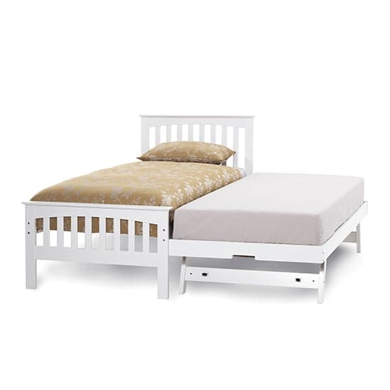 Amelia Hevea Wooden Single Bed And Guest Bed In Opal White_3