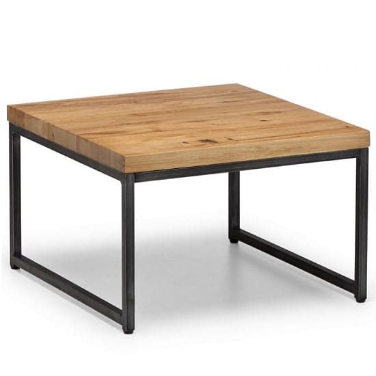 Barras Wooden Set Of Coffee Tables In Solid Oak And Metal Legs_3