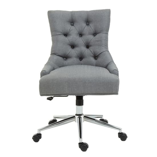 Anatolia Fabric Home And Office Chair In Grey_2