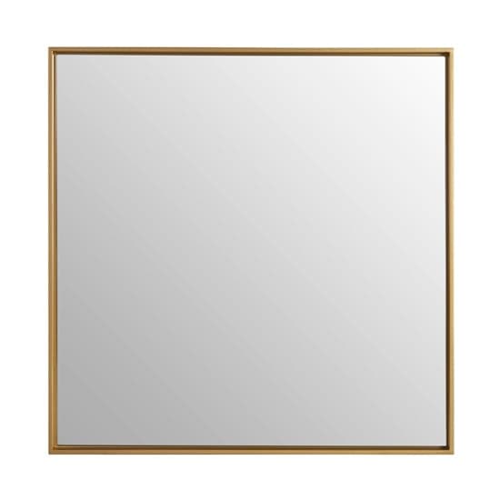Andstima Large Square Wall Bedroom Mirror In Gold Frame_2