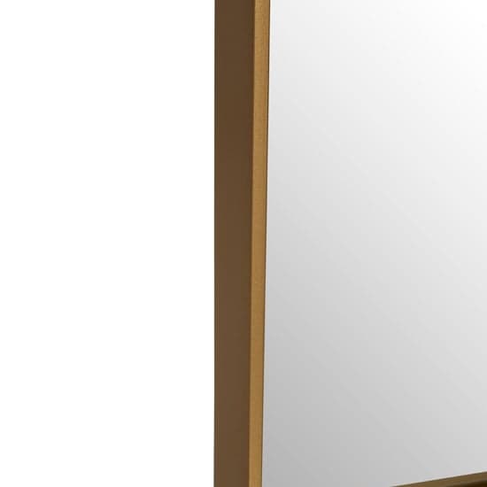 Andstima Large Square Wall Bedroom Mirror In Gold Frame_5