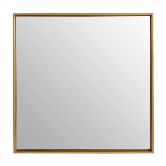Andstima Medium Square Wall Bedroom Mirror In Gold Frame_2
