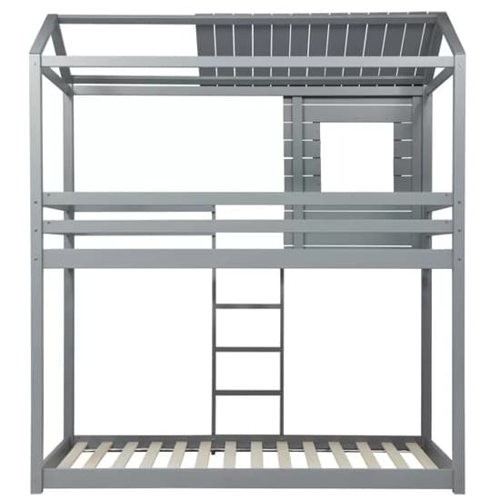 Angola Wooden Single Bunk Bed In Grey_7