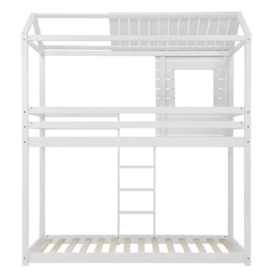 Angola Wooden Single Bunk Bed In White_7