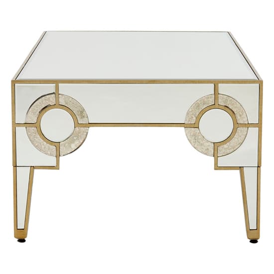 Antibes Mirrored Glass Coffee Table In Antique Silver_3