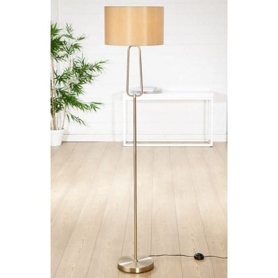 Antico Floor Lamp In Gold And Cream_1