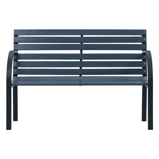 Anvil Outdoor Wooden Seating Bench In Black_2