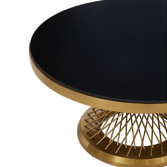 Anza Round Black Glass Coffee Table With Gold Metal Base_3